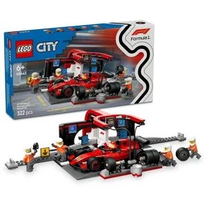 Comparateur de prix : LEGO® City 60443 Arrêt au stand de F1® avec voiture Ferrari