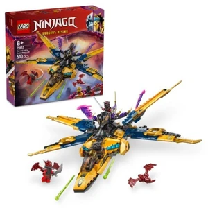 LEGO Ninjago - Le super avion tempête de Ras et Arin - 71833 pas cher