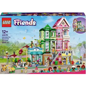 Comparateur de prix : LEGO Friends Les appartements et boutiques de Heartlake City 42670