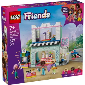 LEGO Friends Le salon de coiffure et la boutique d'accessoires 42662 pas cher