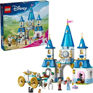 LEGO Disney Le château de Cendrillon et la calèche 43275 pas cher
