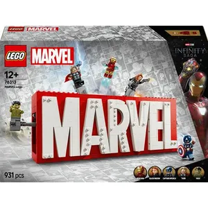 Comparateur de prix : LEGO Marvel Logo MARVEL et ses super-héros 76313
