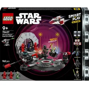 LEGO Star Wars 75427 SMART Play : Duel dans la Salle du Trône et Chass... pas cher