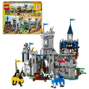 Comparateur de prix : LEGO Creator 3-en-1 Le château médiéval des chevaliers 31168