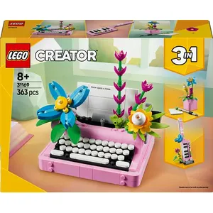 Comparateur de prix : LEGO Creator 3-en-1 La machine à écrire avec des fleurs 31169
