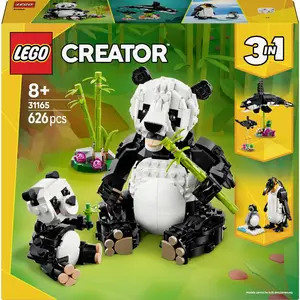 Comparateur de prix : LEGO Creator 3-en-1 Animaux sauvages: la famille de pandas 31165