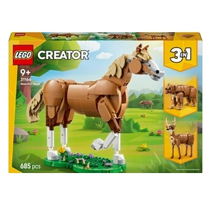 LEGO Creator 3-en-1 Le beau cheval 31166 pas cher