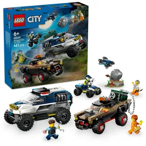 LEGO City La course-poursuite de la voiture de police tout-terrain 604... pas cher