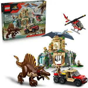 Comparateur de prix : LEGO Jurassic World Mission aérienne avec le spinosaure et le quetzal...