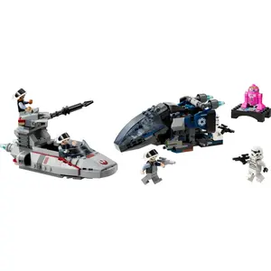 LEGO Star Wars Le vaisseau de transport impérial contre le speeder de... pas cher