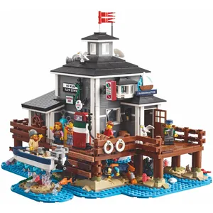Lego Bricklink - La Capitainerie - 910040 pas cher