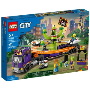 Lego Lego City - Le Manège De L'espace Sur Son Camion - 60313 pas cher