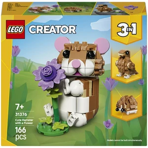 Comparateur de prix : LEGO Creator 3-en-1 L'adorable hamster et la fleur 31376