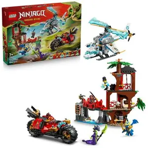 Comparateur de prix : LEGO NINJAGO® La cabane et les véhicules des Ninjas 71857