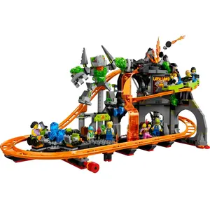 LEGO City Le parc d'attractions de Lava Land 60501 pas cher