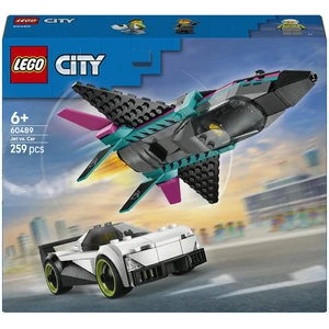 Comparateur de prix : LEGO City Le jet contre la voiture 60489