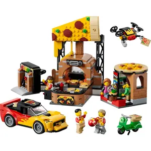 Comparateur de prix : LEGO® City 60496 La pizzeria et ses véhicules de livraison