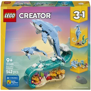 Comparateur de prix : LEGO Creator 3-en-1 Animaux marins: les beaux dauphins 31385