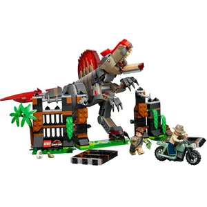 LEGO Jurassic World L'évasion du spinosaure 77982 pas cher