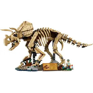Comparateur de prix : LEGO Jurassic World  Les fossiles de dinosaure: le tricératops 77985