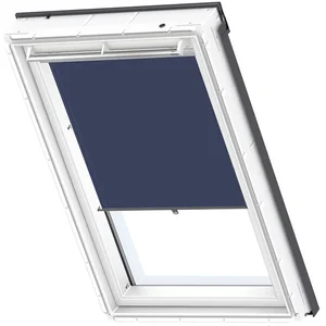 VELUX Store rideau enrouleur manuel à crochets RHL CK00 9050 - Bleu marine pas cher
