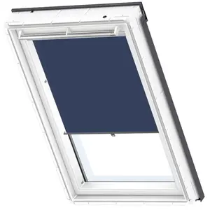 Comparateur de prix : VELUX Store rideau enrouleur manuel à crochets RHL MK00 9050 - Bleu marine