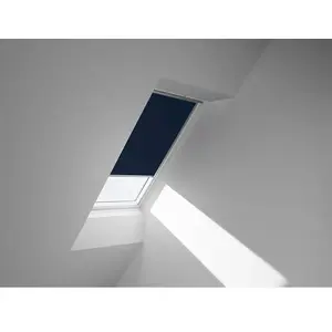 Comparateur de prix : VELUX Store occultant fenêtre de toit - Polyester - Bleu foncé - 114x118cm