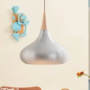 FRITZ HANSEN Orient P3 suspension alu/chêne Ø 50 cm