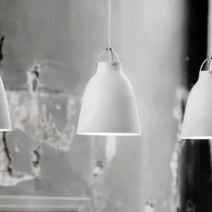Fritz Hansen CARAVAGGIO P2-Suspension Acier Ø25,8cm BlancVendu parluminaire