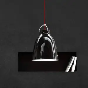 FRITZ HANSEN Caravaggio P2 brillant noirVendu parluminaire