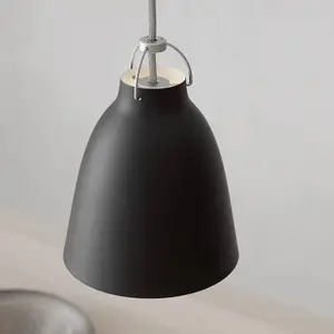 FRITZ HANSEN Caravaggio P1 noir matVendu parluminaire