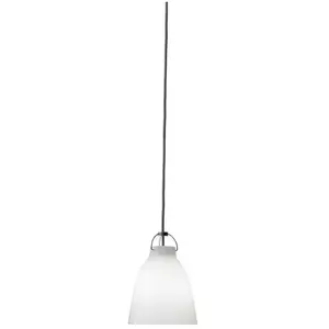 Unbekannt Fritz Hansen CARAVAGGIO P2-Suspension Verre soufflé Ø25,8cm BlancVendu parluminaire