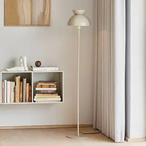 FRANDSEN Butterfly lampadaire gris, commande pied pas cher
