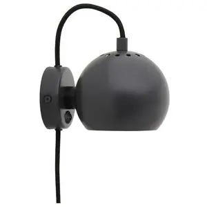Comparateur de prix : FRANDSEN applique murale Ball Magnet, noir mat