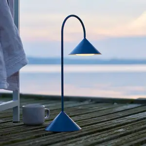 FRANDSEN lampe de table LED Grasp, pétrole, hauteur 47 cm, métalVendu parluminaire