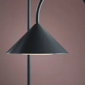 FRANDSEN lampe sur pied LED Grasp, pétrole, hauteur 72 cm, métal pas cher