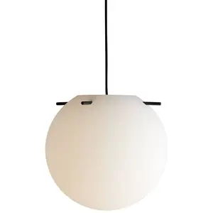 FRANDSEN suspension Koi, verre, blanc/noir, Ø 32 cm pas cher