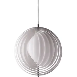 Verpan - Suspension Moon - Blanc - Acrylique - Designer Verner PantonVendu parmade-in-design