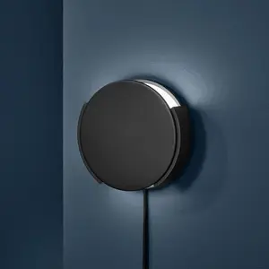 Comparateur de prix : FRANDSEN applique murale Rotate, noir, Ø 15 cm, métal
