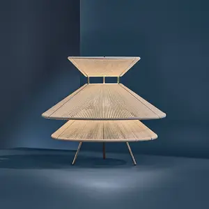 Comparateur de prix : FRANDSEN lampe de table Kiku, blanc, hauteur 30 cm, métal/lin