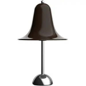 Lampe à poser VERPAN Pantop, marron, hauteur 23 cm, métal, E14 pas cher