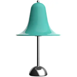 Comparateur de prix : Lampe à poser Verpan Pantop, bleu-vert clair, hauteur 23 cm, E14
