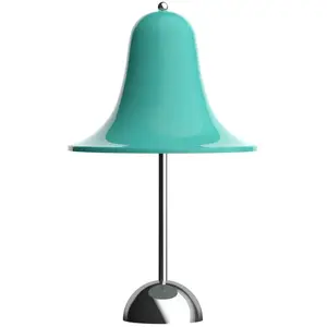 Comparateur de prix : Lampe à poser LED rechargeable Verpan Pantop, bleu-vert clair, IP44