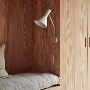 Comparateur de prix : Applique murale FRANDSEN Lyss, beige, fiche, hauteur 42 cm, E27