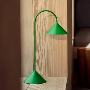 Lampe à poser LED rechargeable FRANDSEN Grasp, verte, hauteur 47 cm pas cher