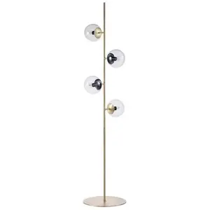 Bolia ORB-Lampadaire 4 Lumières Métal/Verre H161,5cm