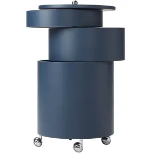 VERPAN meuble de rangement BARBOY (Bleu - MDF et acier)