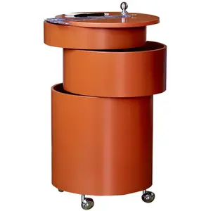 Verpan - Chariot Barboy - Orange - MDF peint - Designer Verner Panton pas cher