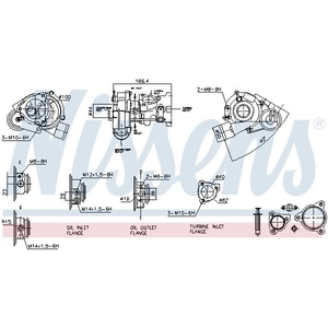 Nissens Turbocompresseur, suralimentation ** FIRST FIT ** 93184