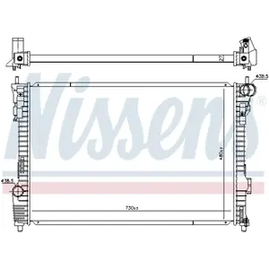 Radiateur, refroidissement moteur NISSENS 606536 pas cher
